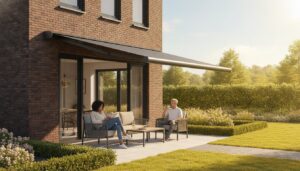 Knikarmscherm kopen: creëer de perfecte schaduw op maat