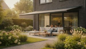 Knikarmscherm prijzen: wat kost zonwering op maat in 2026?