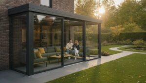 Terrasoverkapping met schuifdeuren: geniet het hele jaar door van je tuin